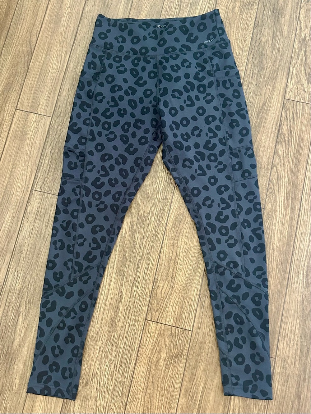 Fitkicks Black Leopard Print Leggings